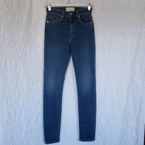 CQY blue high rise skinny jeans 26